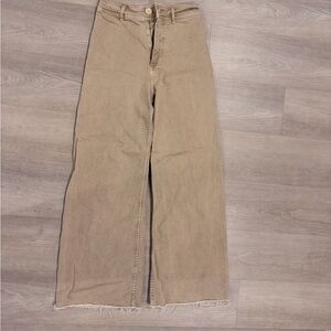 Zara Marine Straight High Rise Pant